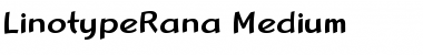 Download LTRana Medium Regular Font Title Preview