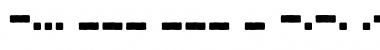 Download Bootcamp Morsecode Regular Font Title Preview