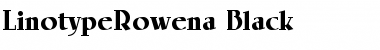 Download LTRowena Medium Black Font Title Preview