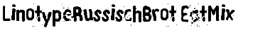 Download LTRussischBrot EatMix Medium Font Title Preview