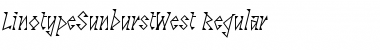 Download LTSunburstWest Regular Font Title Preview