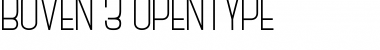 Download BOVEN 3 Regular Font Title Preview