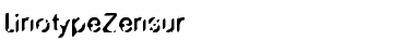 Download LTZensur Medium Font Title Preview
