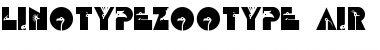 Download LTZootype Air Regular Font Title Preview