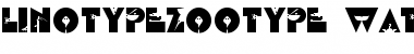 Download LTZootype Water Regular Font Title Preview
