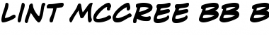 Download Lint McCree BB Bold Font Title Preview