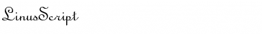 Download LinusScript Regular Font Title Preview