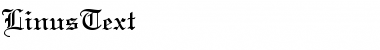 Download LinusText Regular Font Title Preview