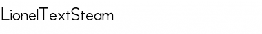 Download LionelTextSteam Regular Font Title Preview