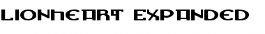 Download Lionheart Expanded Expanded Font Title Preview