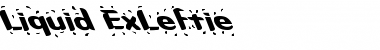 Download Liquid ExLeftie Regular Font Title Preview