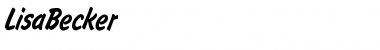 Download LisaBecker Regular Font Title Preview