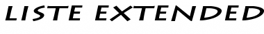 Download Liste Extended Bold Italic Font Title Preview