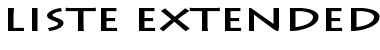 Download Liste Extended Bold Font Title Preview