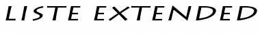 Download Liste Extended Italic Font Title Preview
