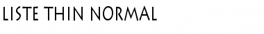 Download Liste Thin Normal Font Title Preview