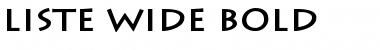 Download Liste Wide Bold Font Title Preview