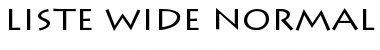 Download Liste Wide Normal Font Title Preview