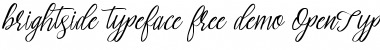 Download Brightside Typeface Regular Font Title Preview