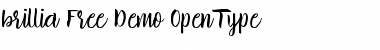 Download brillia Free Demo Regular Font Title Preview