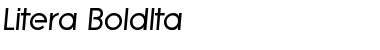 Download Litera-BoldIta Regular Font Title Preview