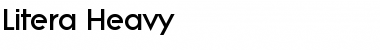Download Litera-Heavy Regular Font Title Preview