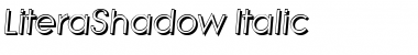 Download LiteraShadow Italic Font Title Preview