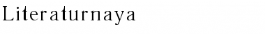 Download Literaturnaya Medium Font Title Preview