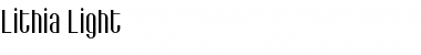 Download Lithia Light Font Title Preview
