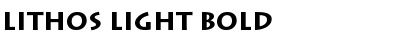 Download Lithos Light Bold Font Title Preview