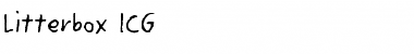 Download Litterbox ICG Regular Font Title Preview