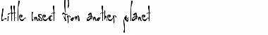 Download Little Insect Regular Font Title Preview