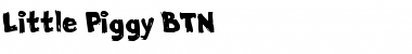 Download Little Piggy BTN Regular Font Title Preview