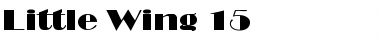 Download Little Wing 15 Regular Font Title Preview
