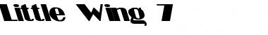 Download Little Wing 7 Bold Font Title Preview