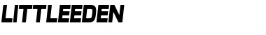 Download LittleEden Regular Font Title Preview