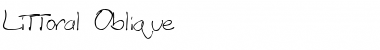 Download Littoral Oblique Font Title Preview