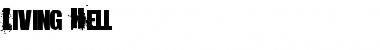 Download Living Hell Regular Font Title Preview