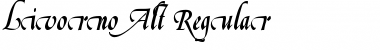 Download Livorno-Alt Regular Font Title Preview
