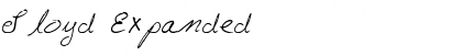 Download Lloyd Expanded Font Title Preview