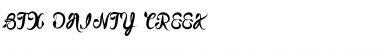 Download BTX-DAINTY-CREEK DAINTY-CREEK Font Title Preview