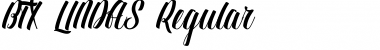 Download BTX-LINDAS Regular Font Title Preview