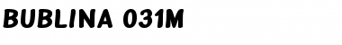 Download Bublina the Mongrel Regular Font Title Preview