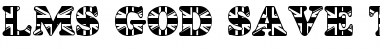 Download LMS God Save The Queen Regular Font Title Preview