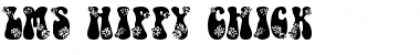 Download LMS Hippy Chick Regular Font Title Preview