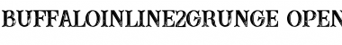 Download Buffalo Inline 2 Grunge Inline 2 Grunge Font Title Preview