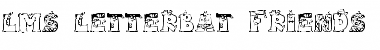 Download LMS Letterbat Friends Regular Font Title Preview