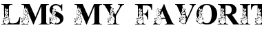 Download LMS My Favorite Rabbit Regular Font Title Preview