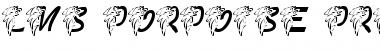 Download LMS Porpoise Print Regular Font Title Preview