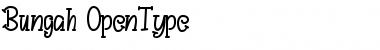 Download Bungah Regular Font Title Preview